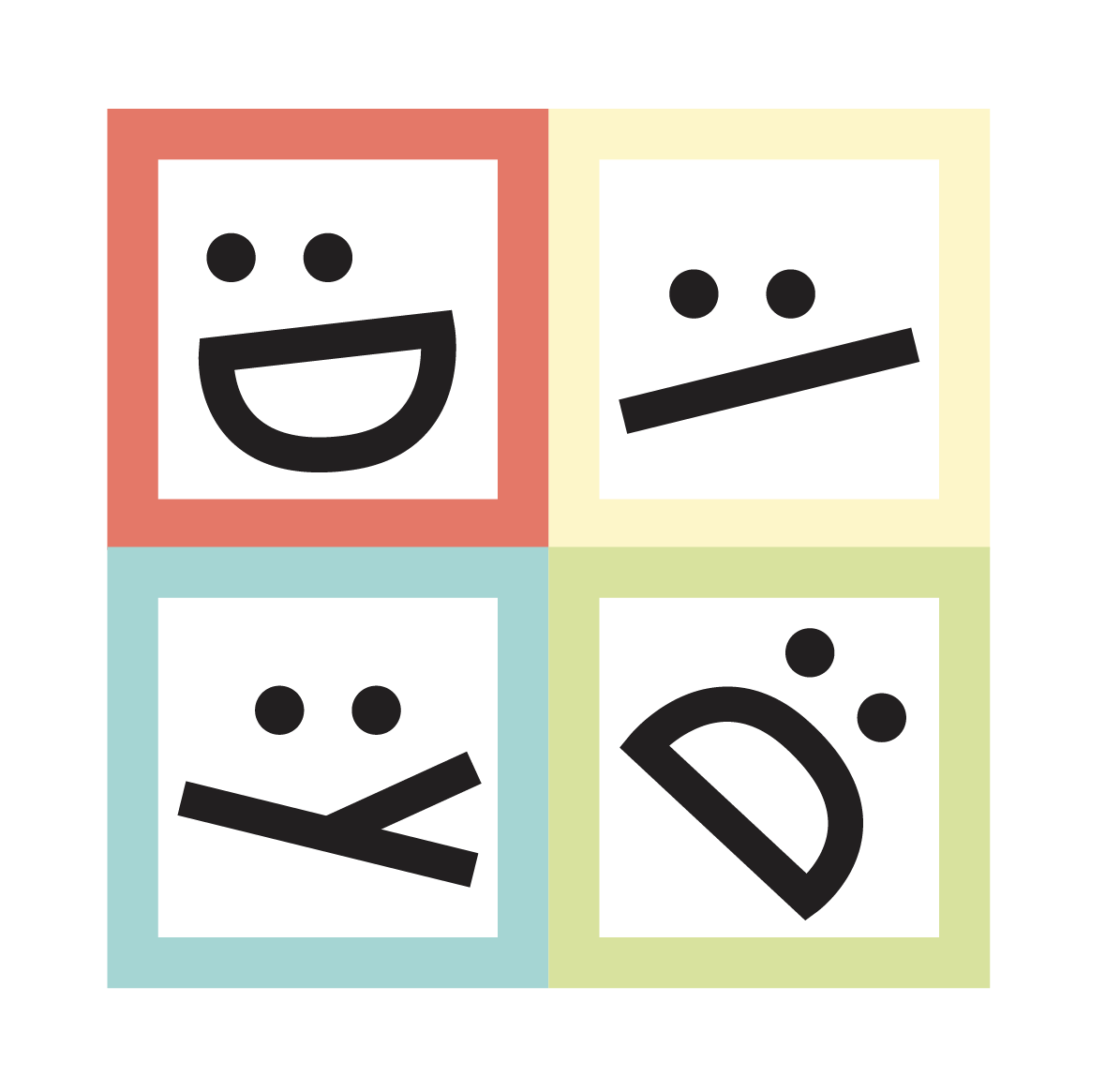 Student satisfaction survey logo faces